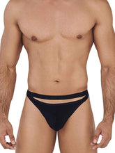 menaful Men's Icy Silk U-Bag Hollow Thong